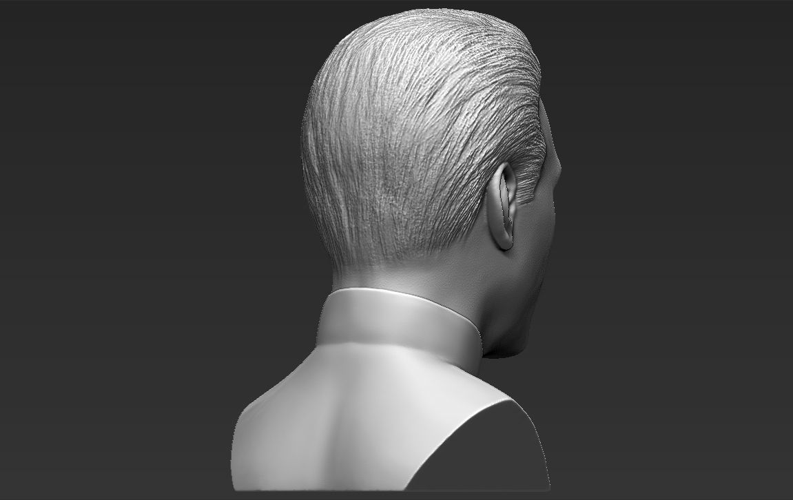 Neo Keanu Reeves from Matrix bust 3D printing ready stl obj  3D print model_6