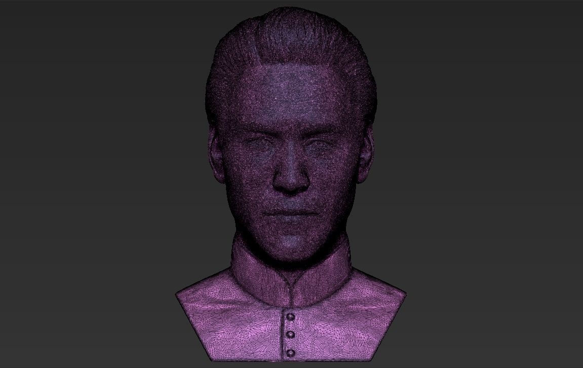 Neo Keanu Reeves from Matrix bust 3D printing ready stl obj  3D print model_24