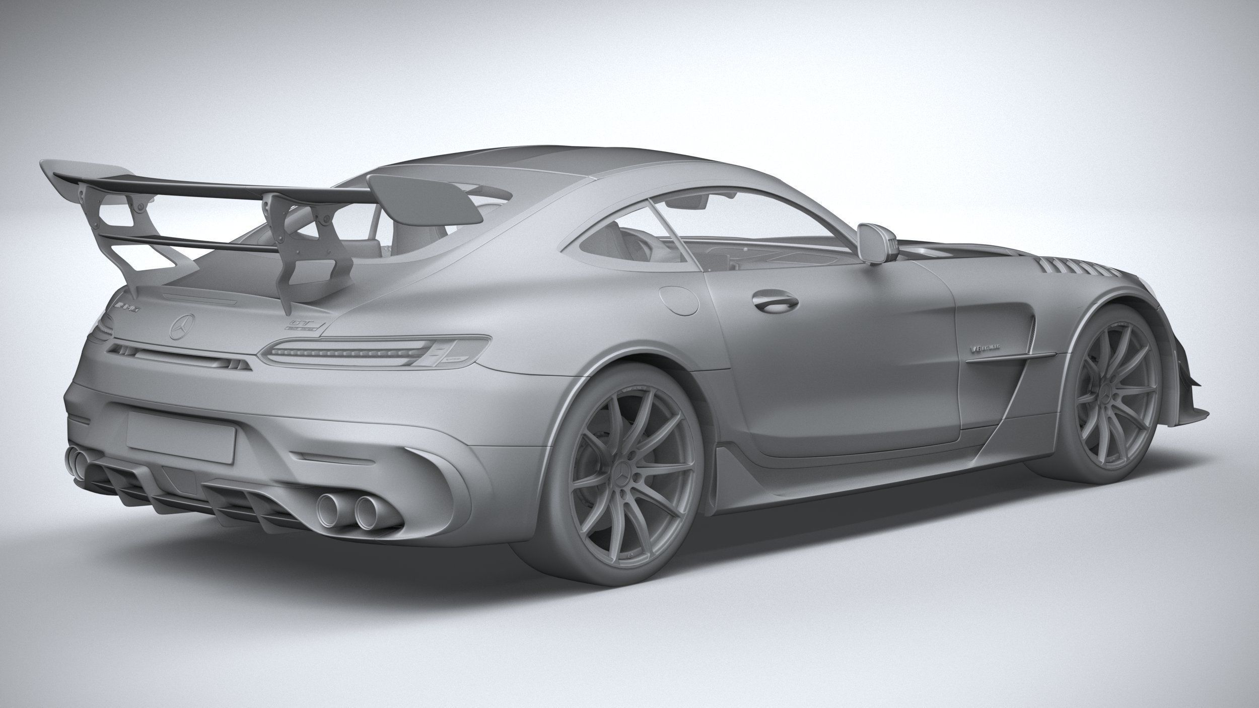 Mercedes AMG GT Black Series 2021 3D model_25