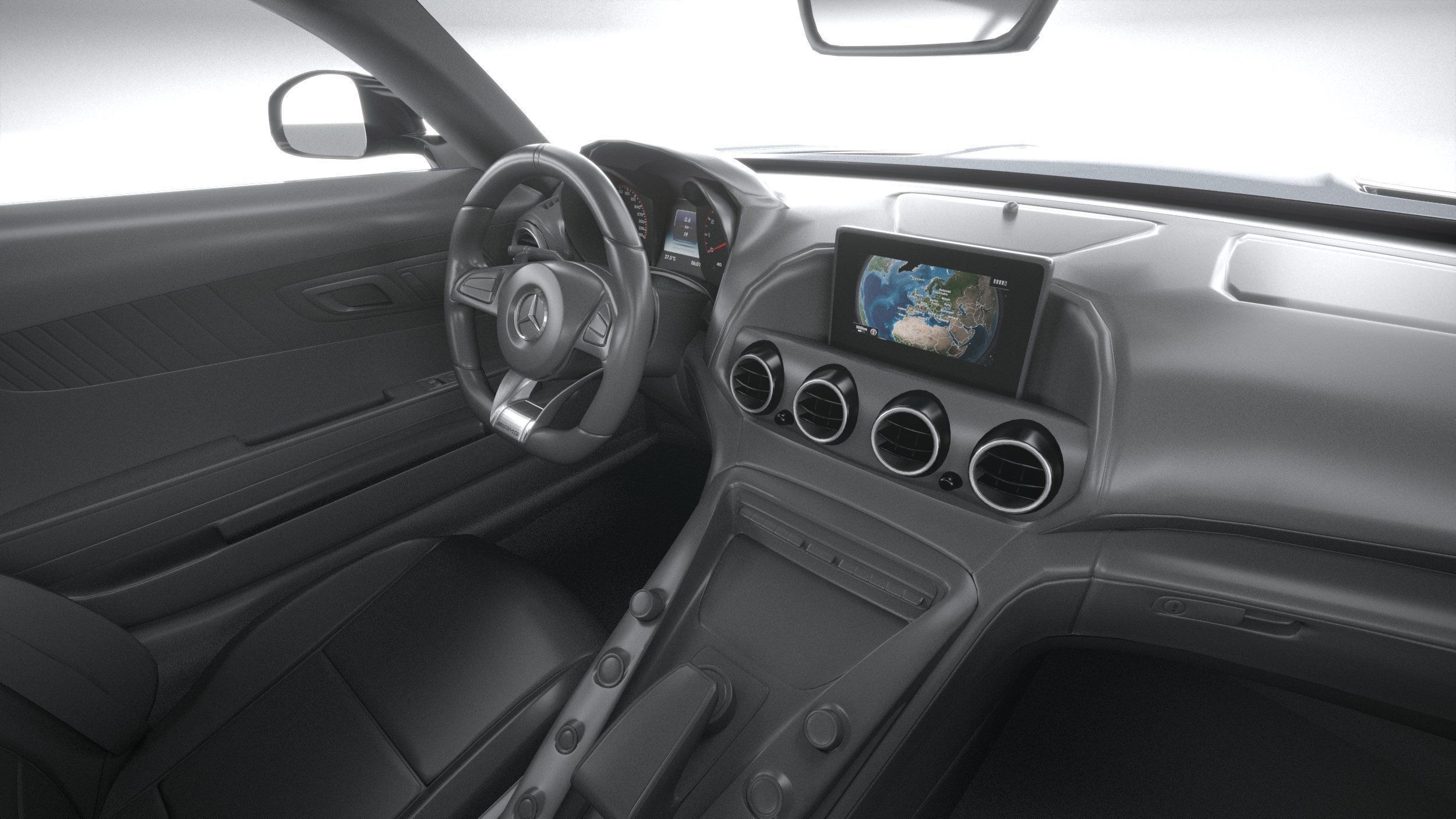 Mercedes AMG GT Black Series 2021 3D model_26