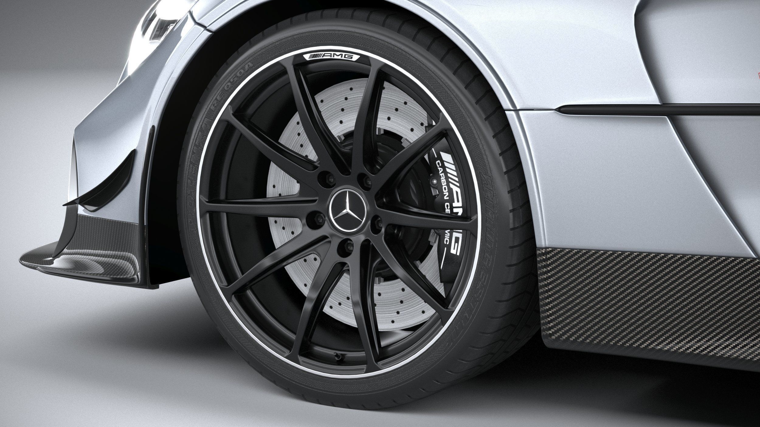 Mercedes AMG GT Black Series 2021 3D model_16