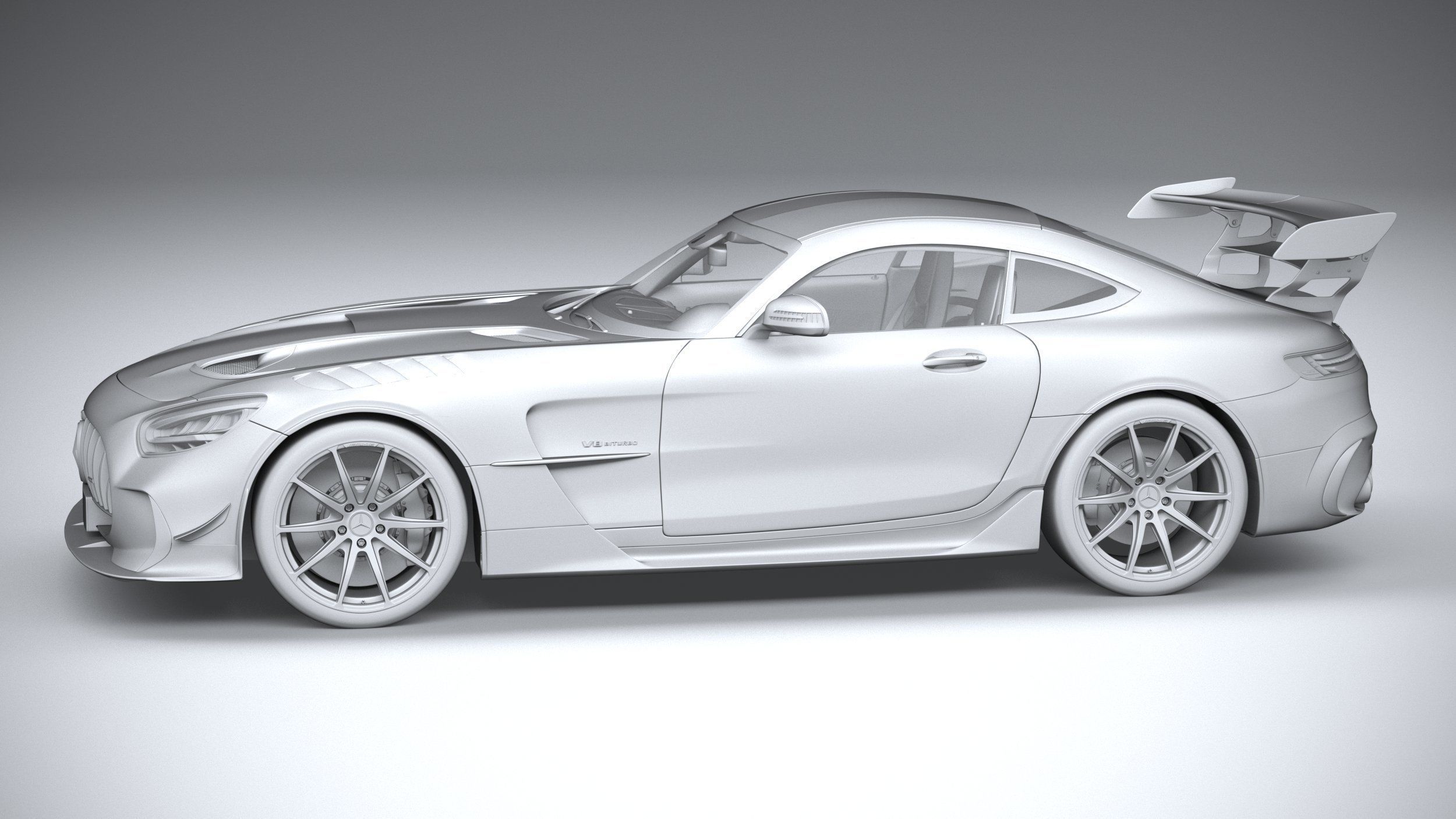 Mercedes AMG GT Black Series 2021 3D model_22
