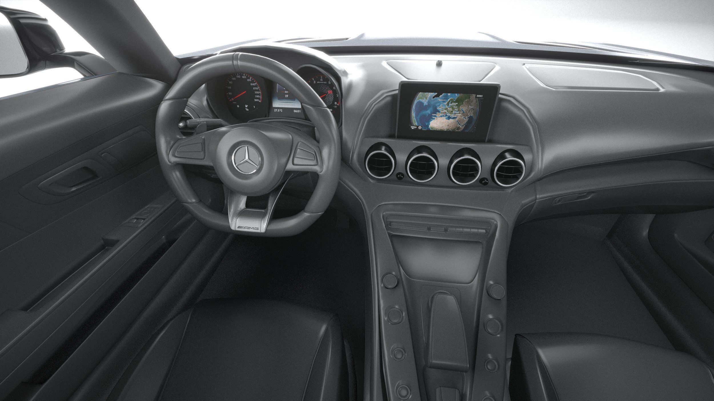 Mercedes AMG GT Black Series 2021 3D model_27