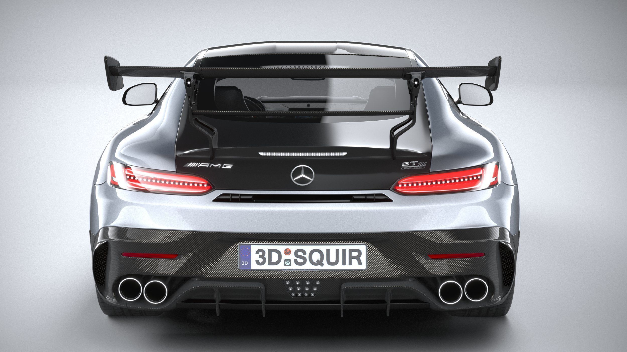 Mercedes AMG GT Black Series 2021 3D model_4