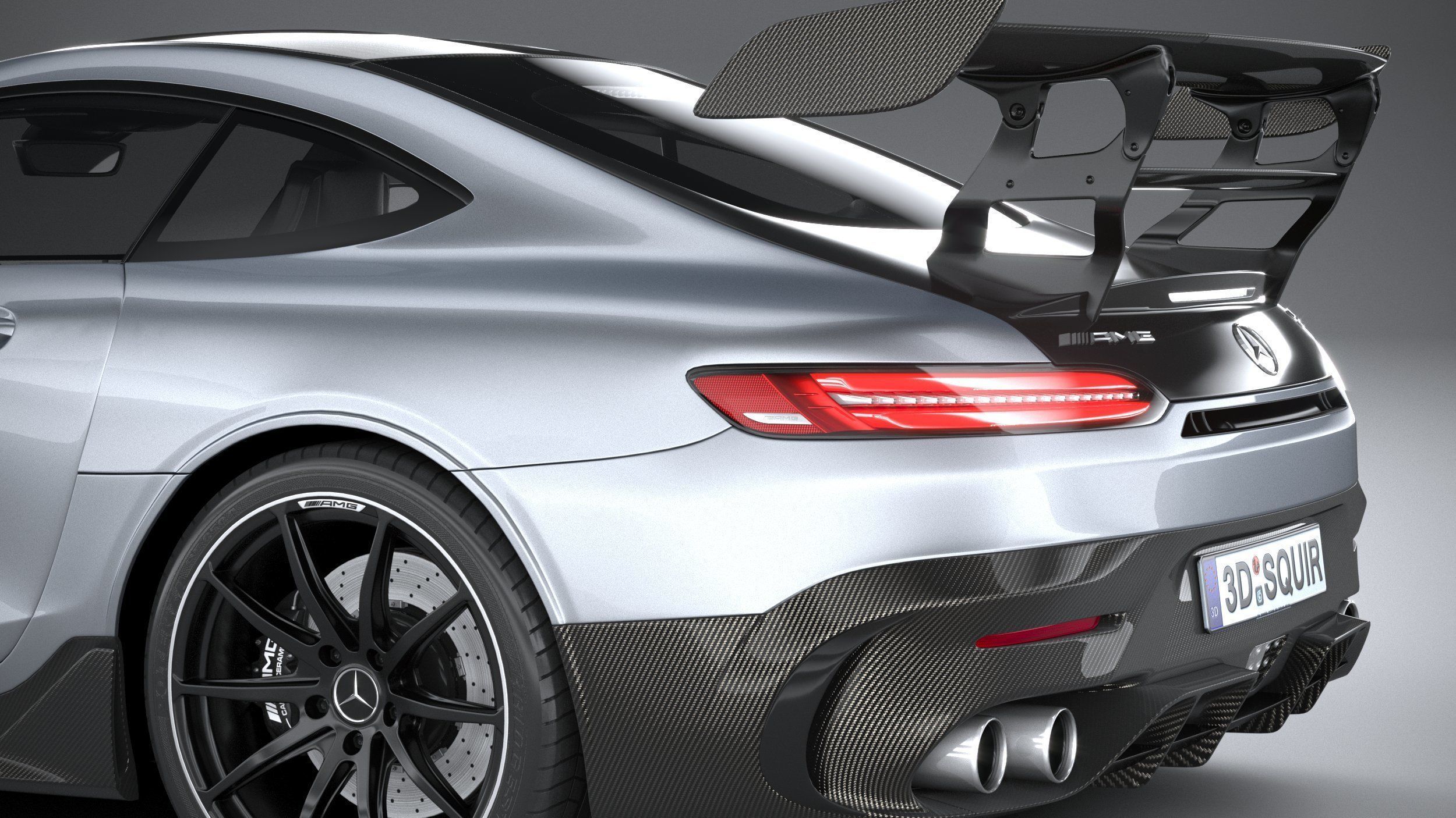 Mercedes AMG GT Black Series 2021 3D model_6