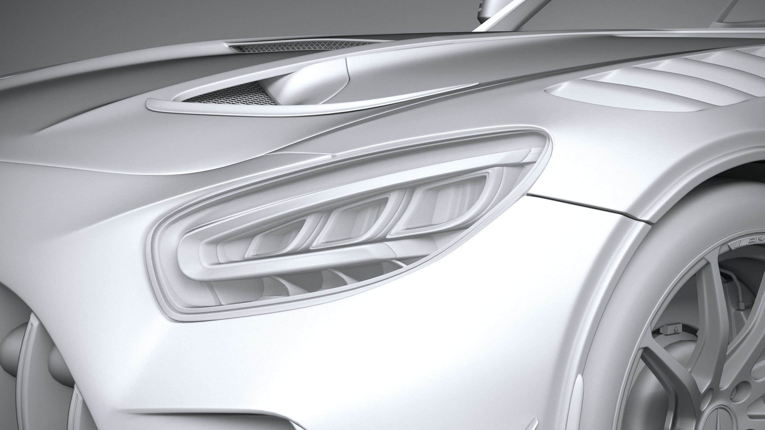 Mercedes AMG GT Black Series 2021 3D model_23