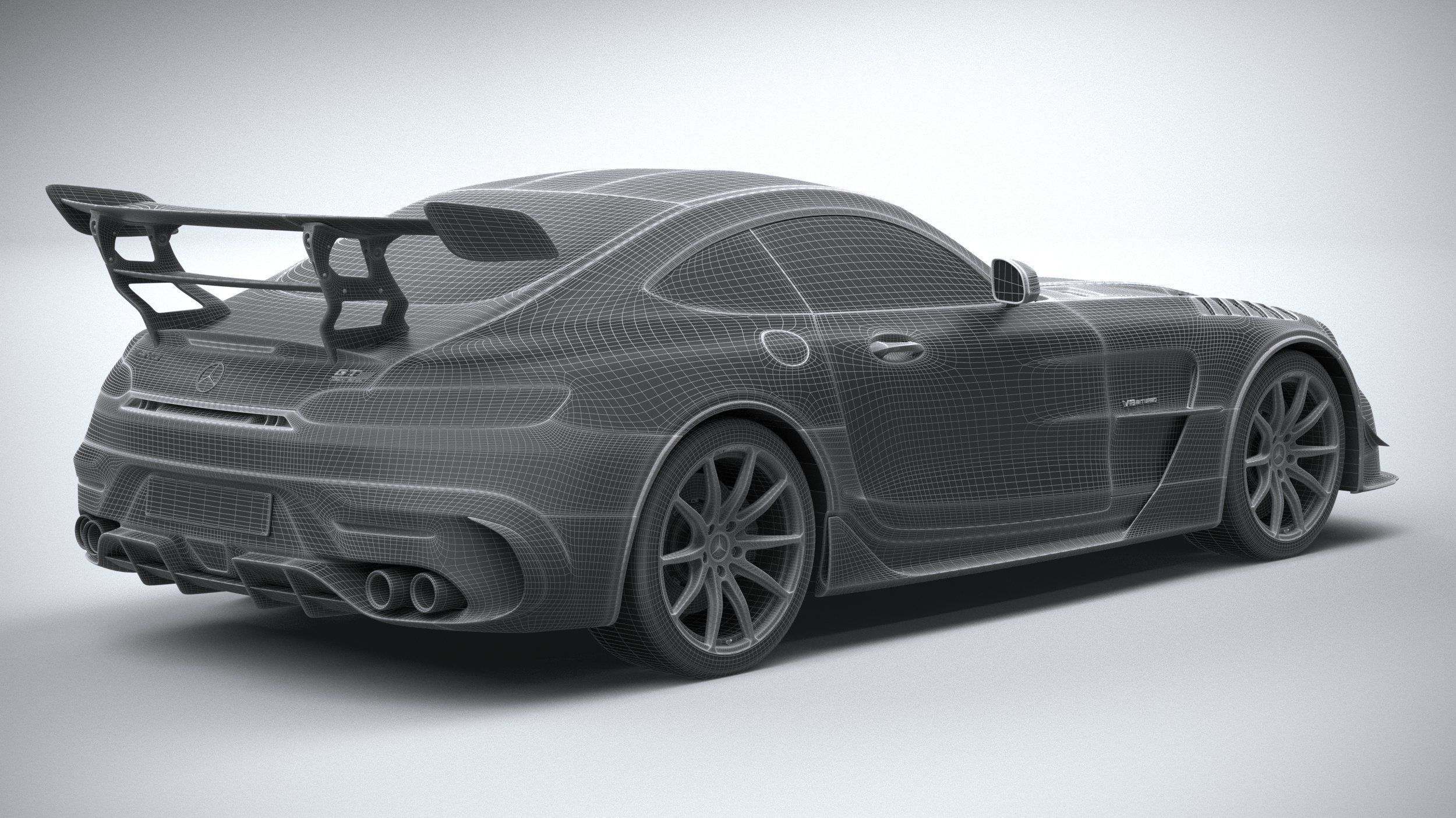 Mercedes AMG GT Black Series 2021 3D model_30