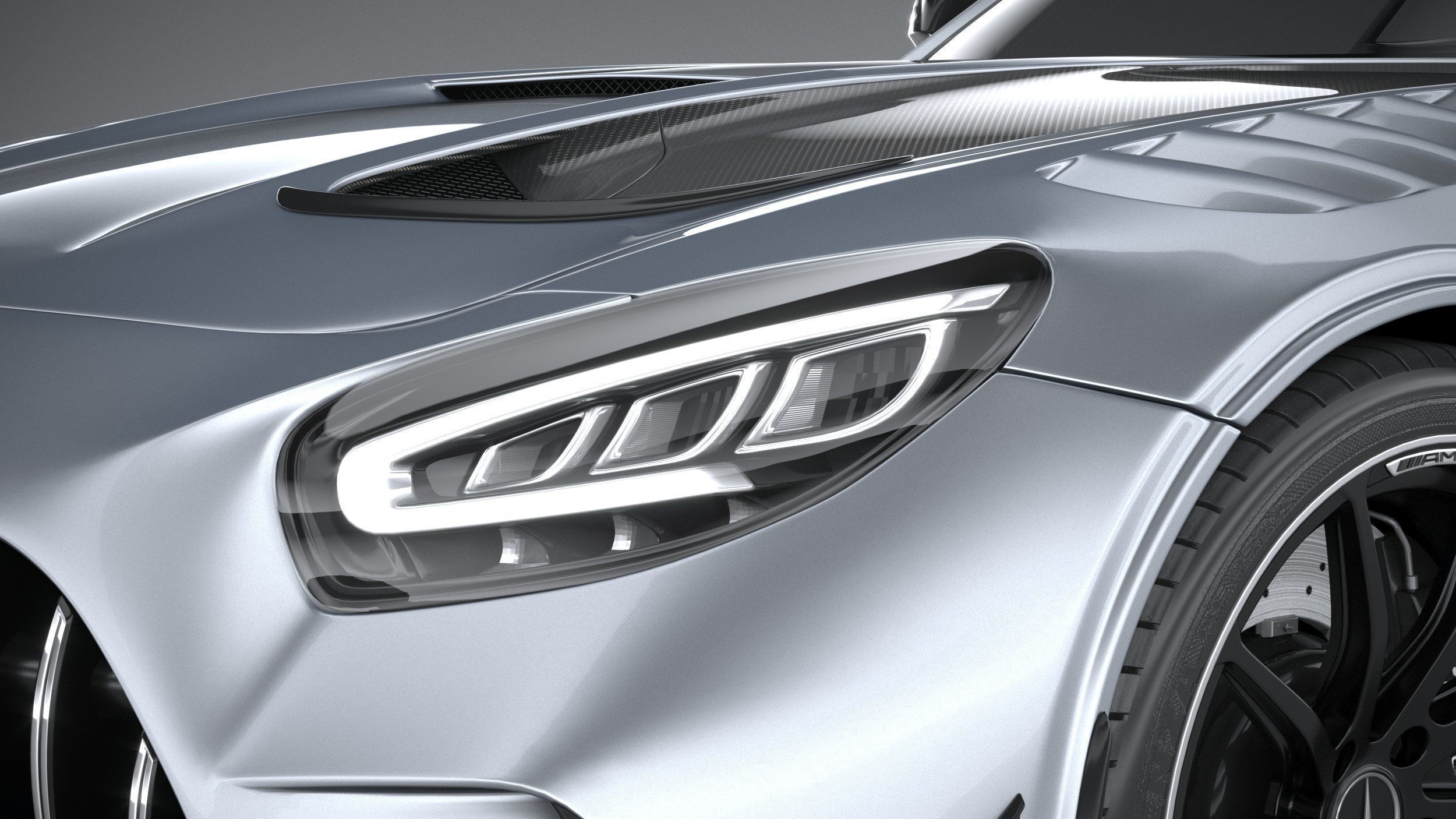 Mercedes AMG GT Black Series 2021 3D model_14