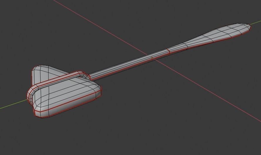Taylor reflex hammer Free low-poly 3D model_4