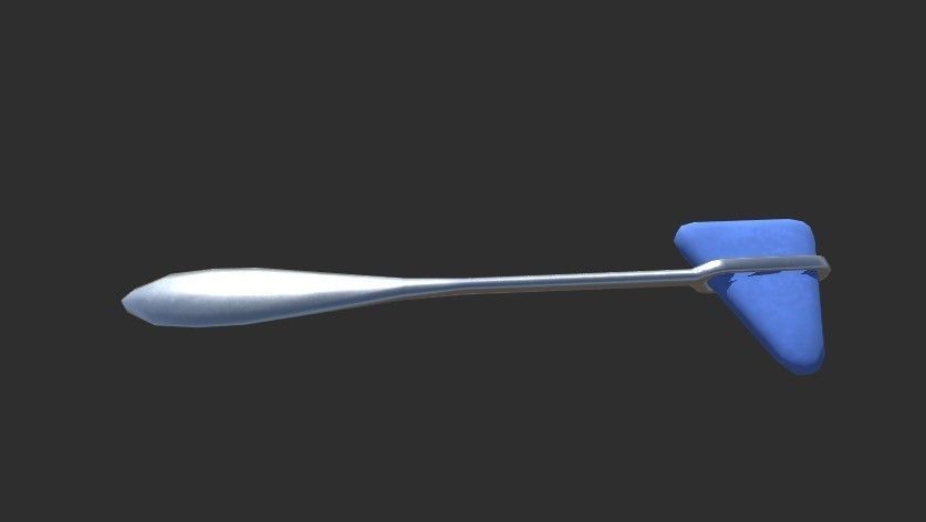 Taylor reflex hammer Free low-poly 3D model_2