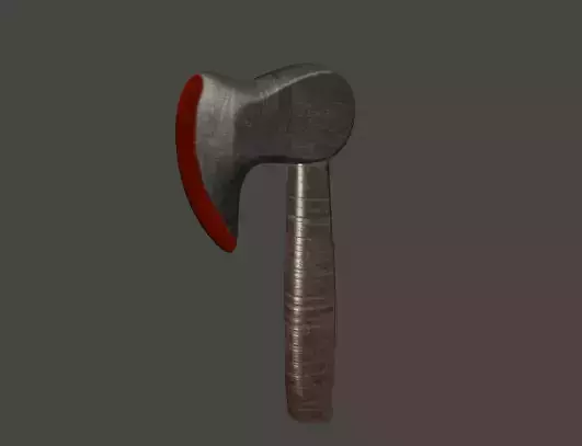 Low-Poly Short-Axe axe