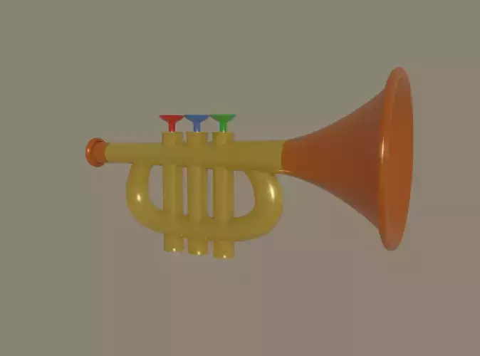 Trumpet Toy 3D model