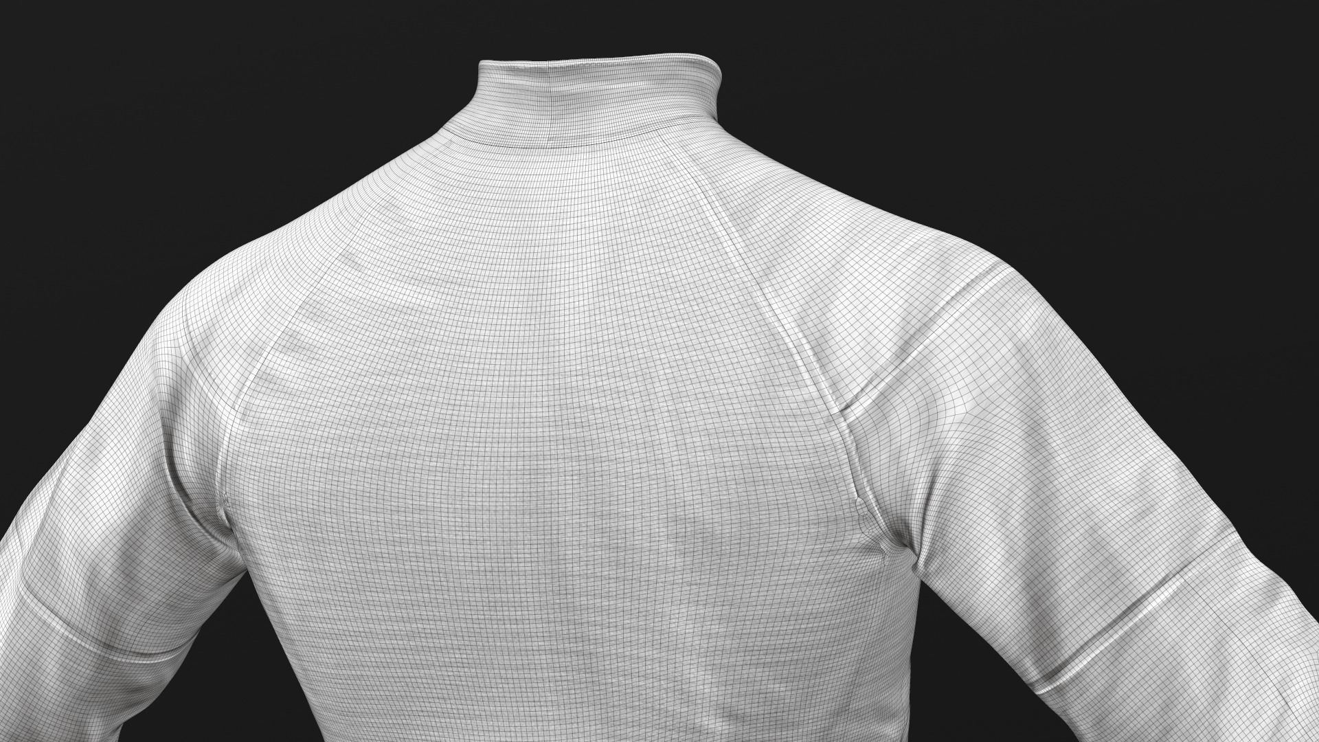 Mens Tactical Military Combat Shirt Long Sleeve 3D model_24