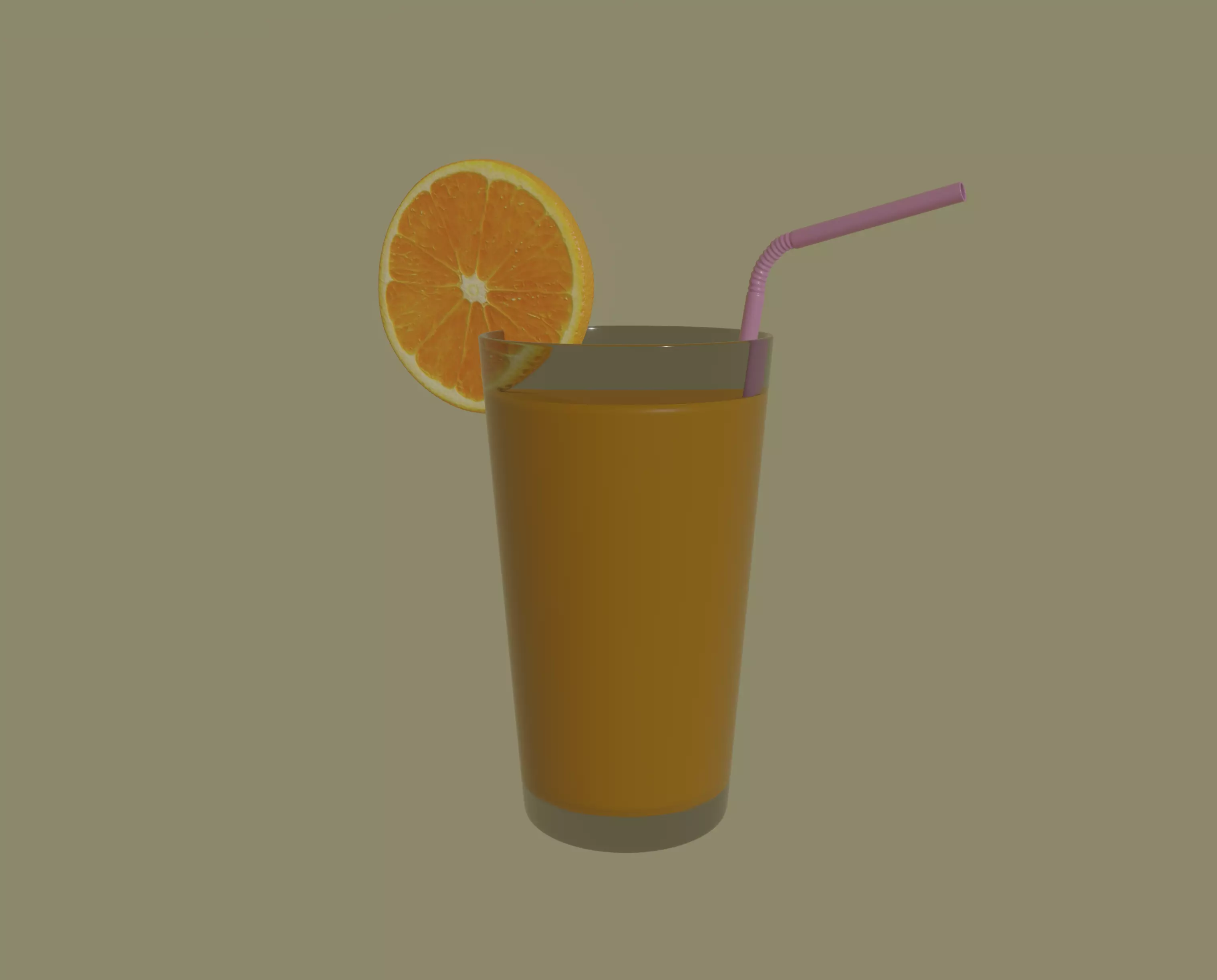 Orange Juice 3D model