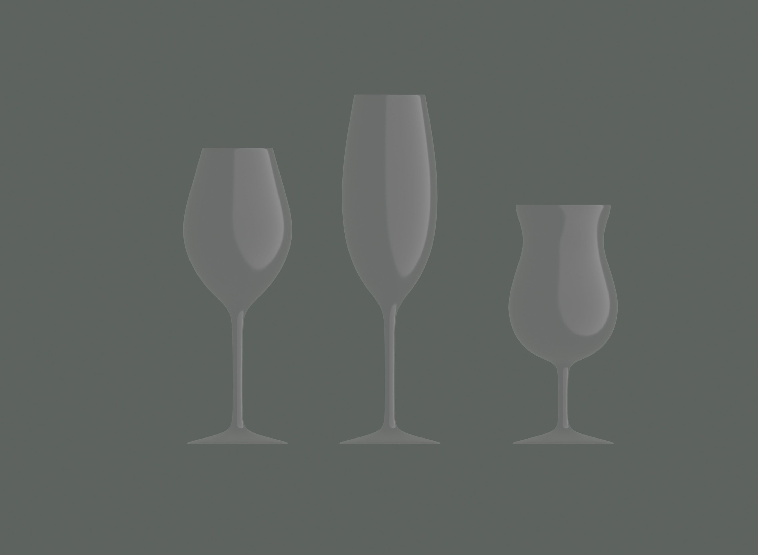 Champagne Glass 3D model_8