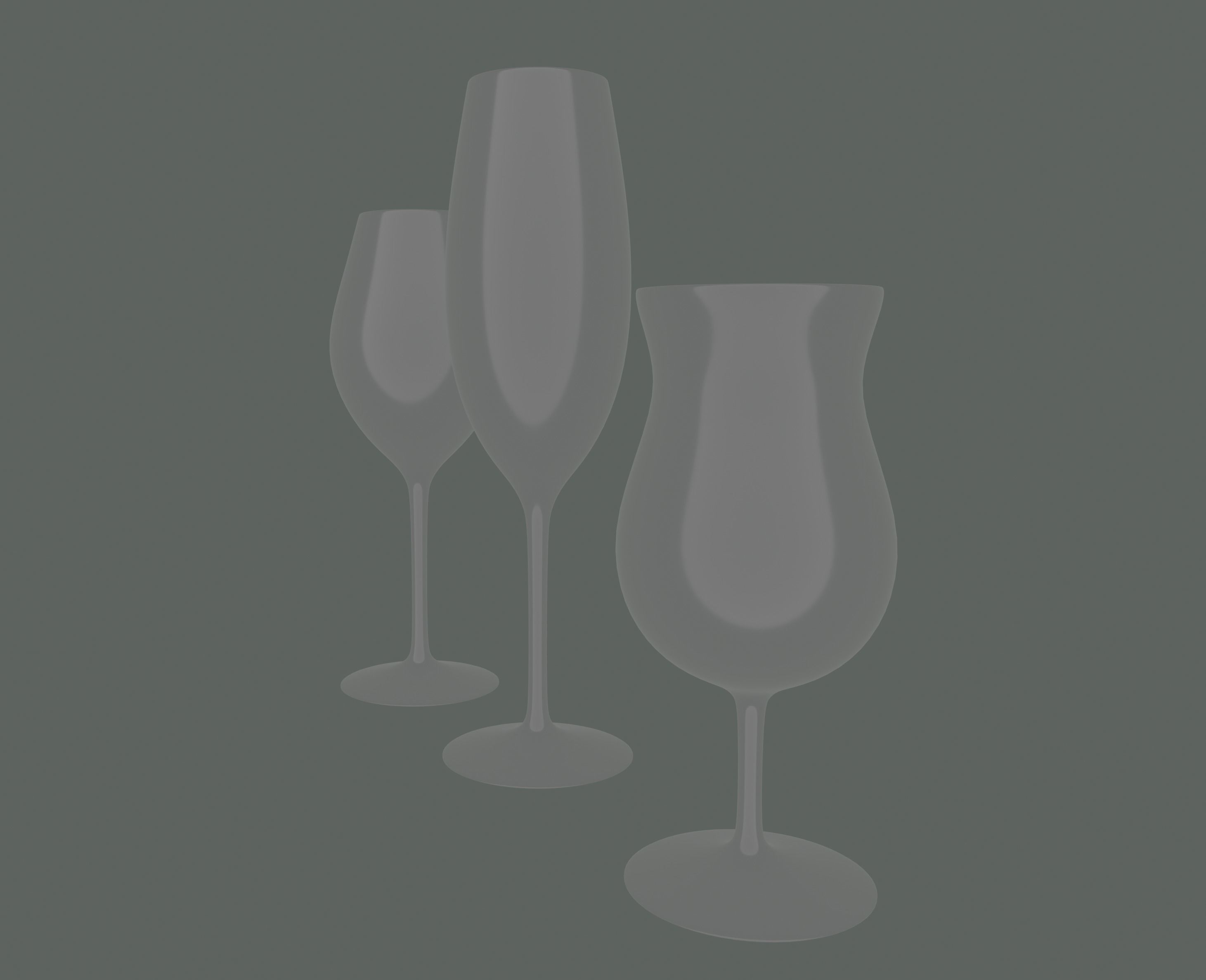 Champagne Glass 3D model_4