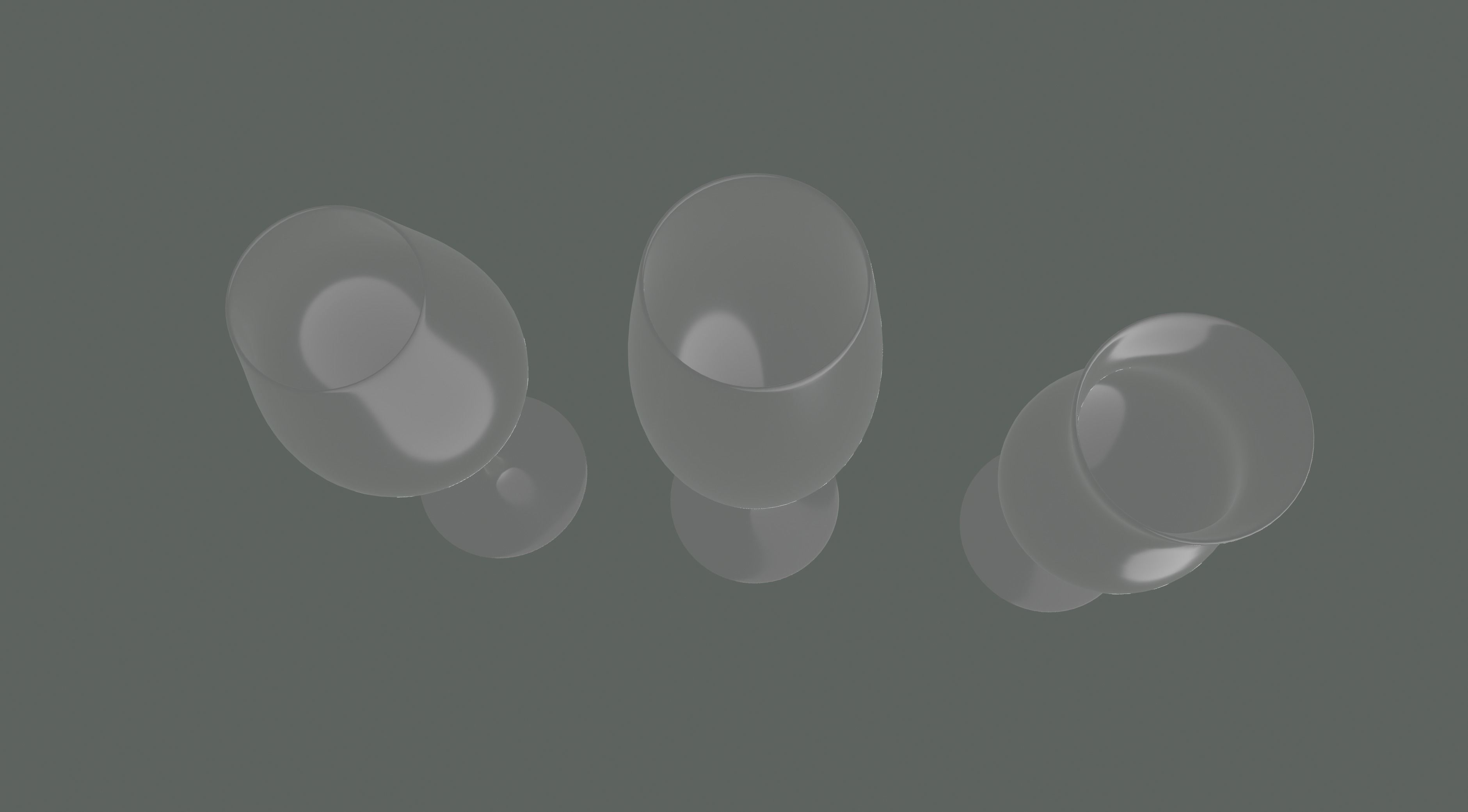 Champagne Glass 3D model_6