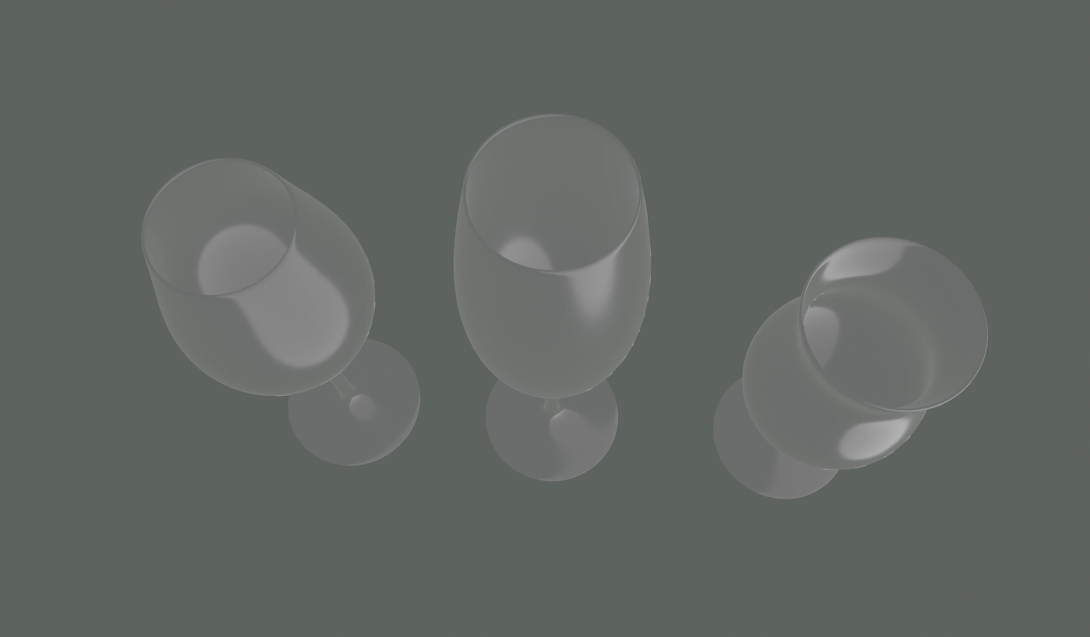 Champagne Glass 3D model_1