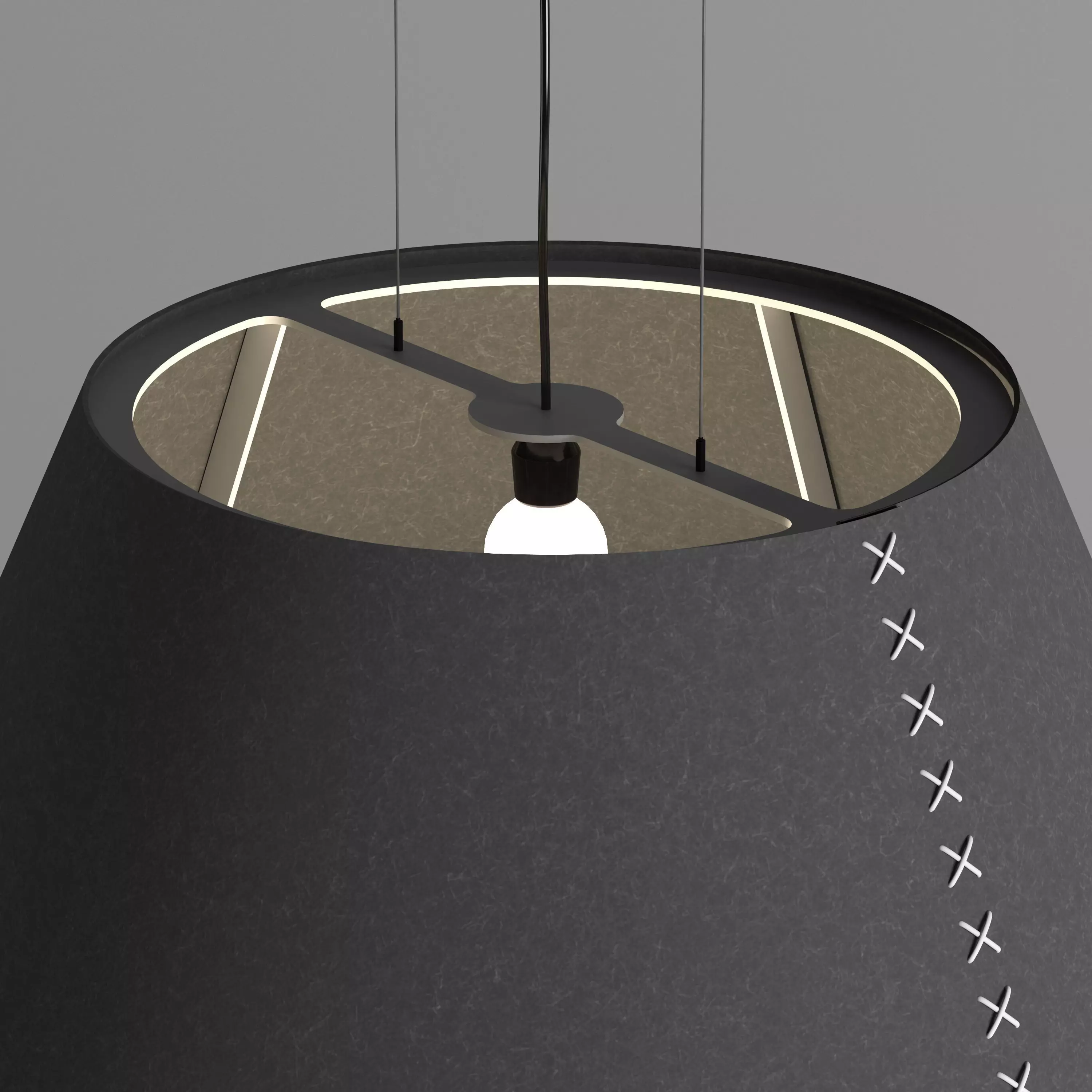 BuzziSpace BuzziShade Pendant Large 3D model_0
