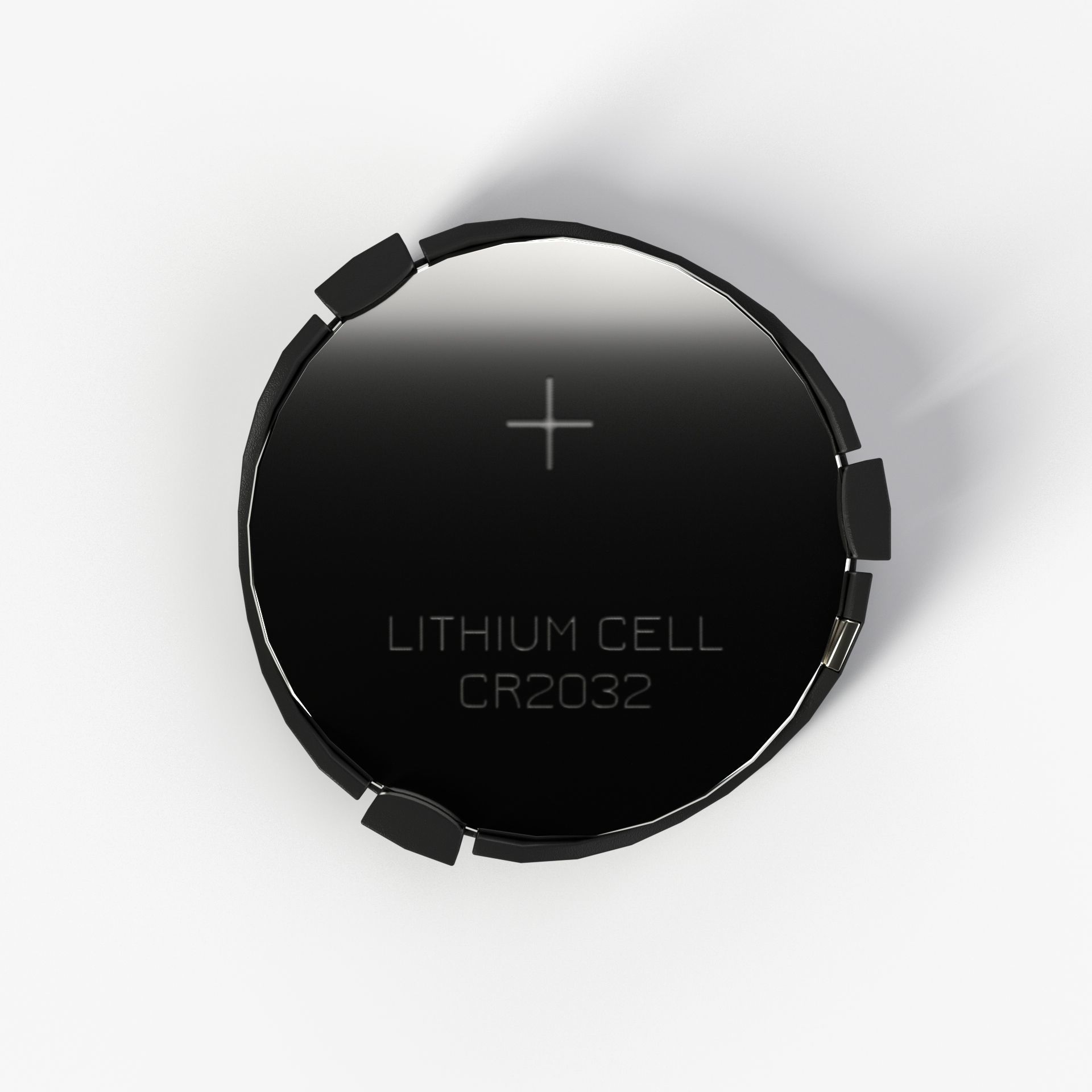 2K PBR Textured CR2032 Bios Battery and Socket 3D model_3