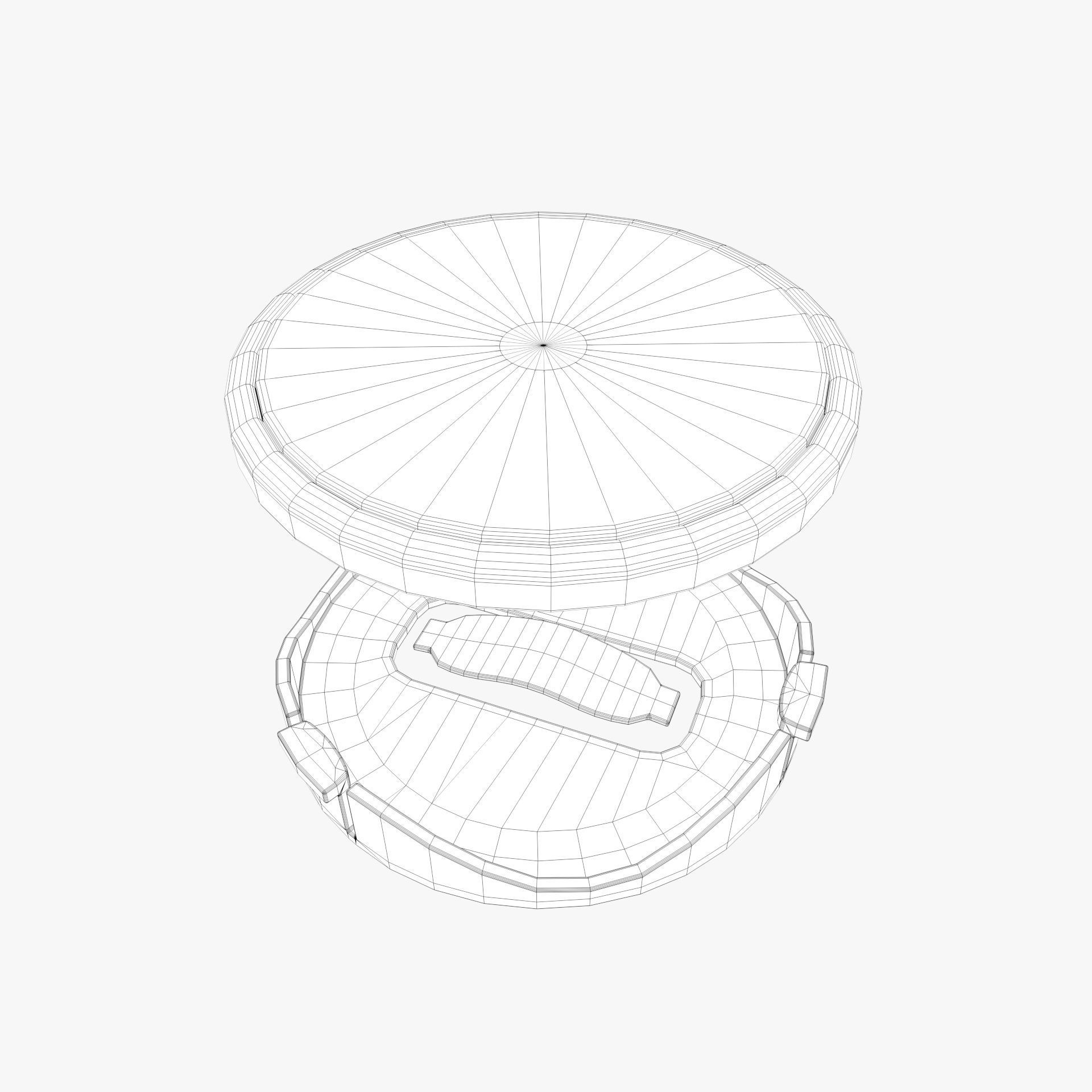 2K PBR Textured CR2032 Bios Battery and Socket 3D model_8