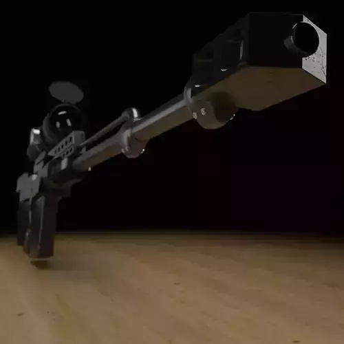 AS-50 Sniper Rifle 3D model