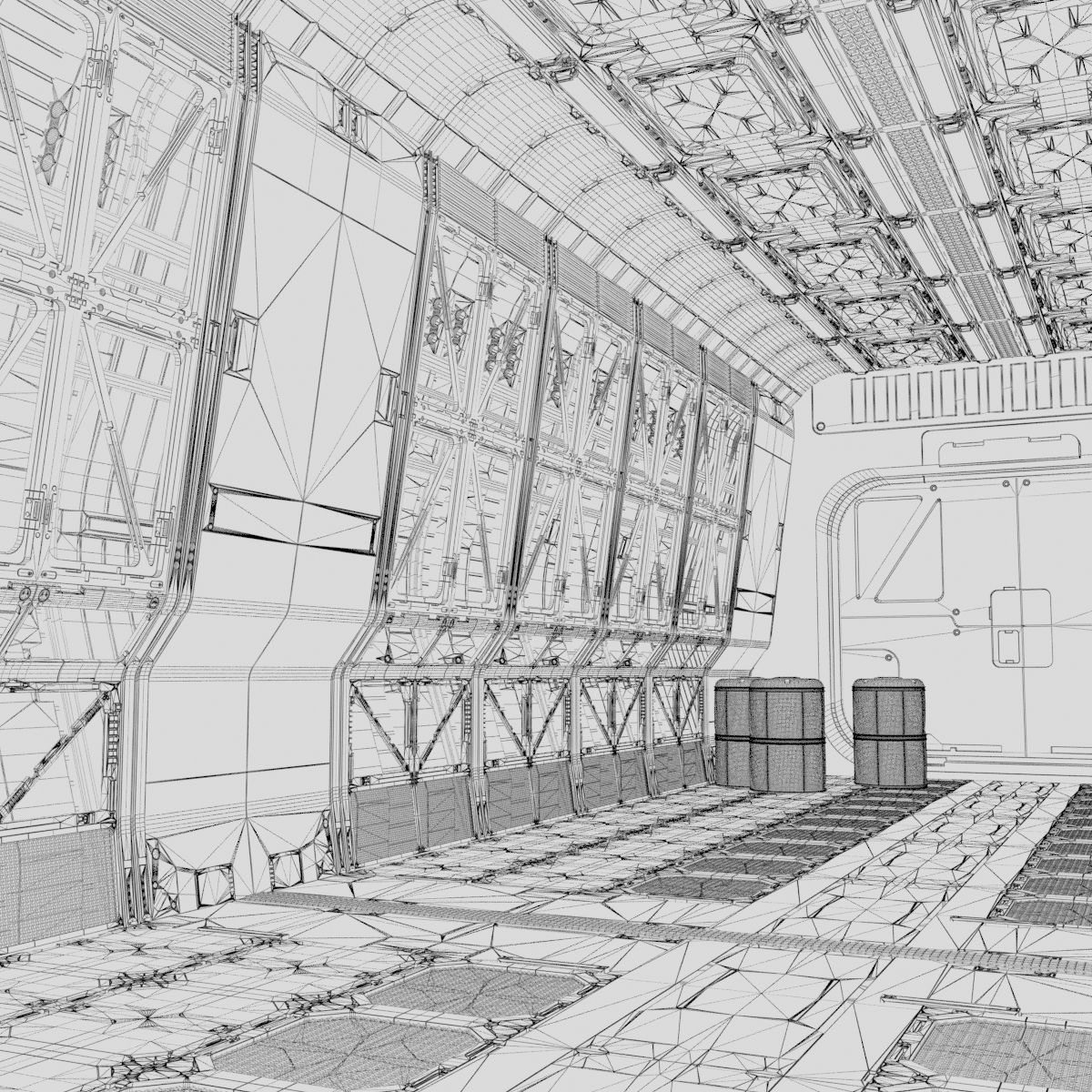 sci-fi set3 2 max 3D model_4