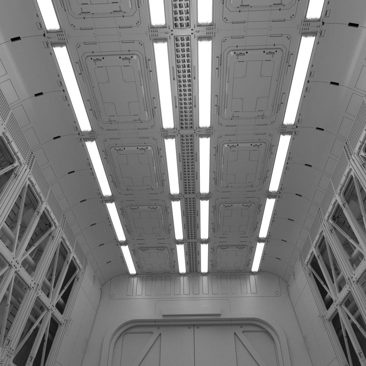 sci-fi set3 2 max 3D model_1