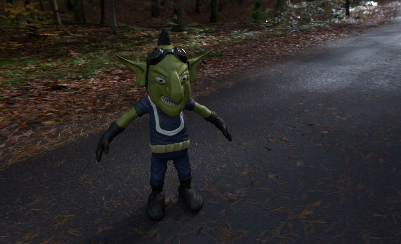 Four Goblins Game-Ready And Animation-Ready Low-poly 3D model_4