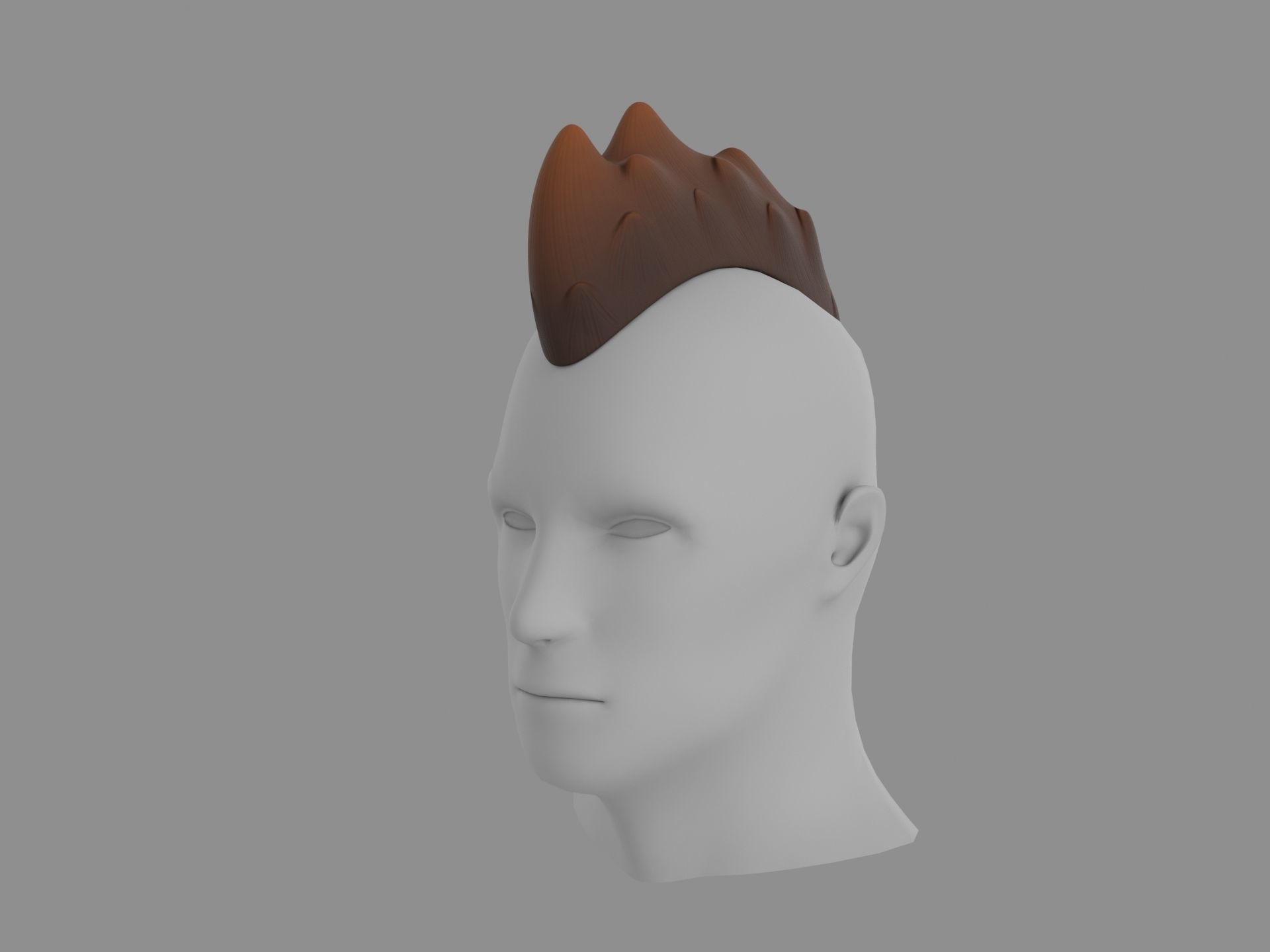 Hair 002 3D model_1