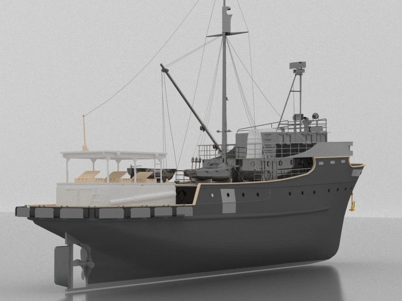 Fishing Vesse 3D model_6