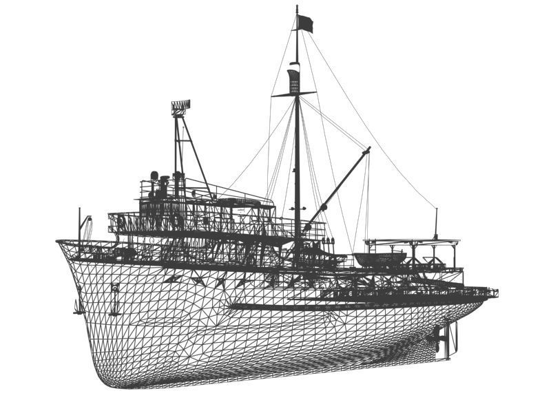 Fishing Vesse 3D model_9