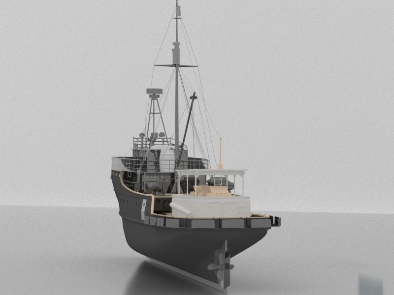 Fishing Vesse 3D model_5