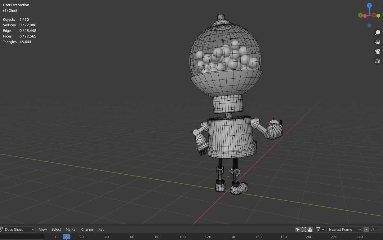 The Curious One - Robot Model 3D model_6