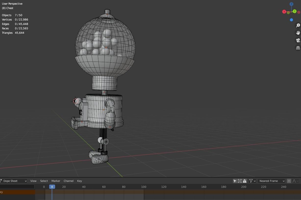 The Curious One - Robot Model 3D model_7