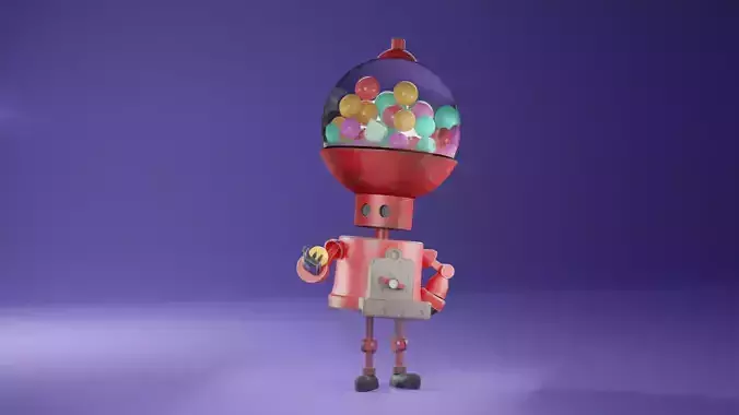The Curious One - Robot Model 3D model