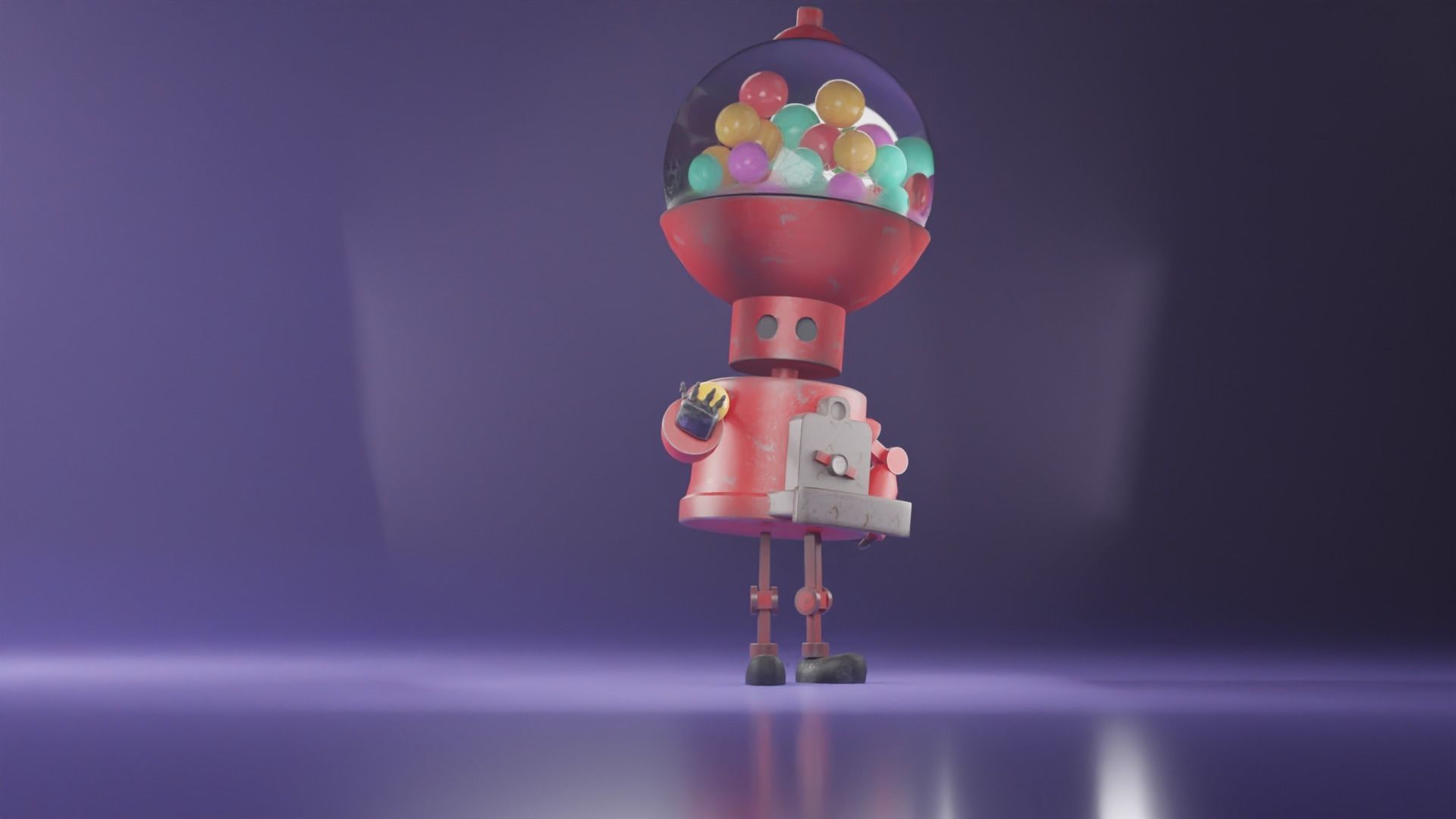 The Curious One - Robot Model 3D model_5