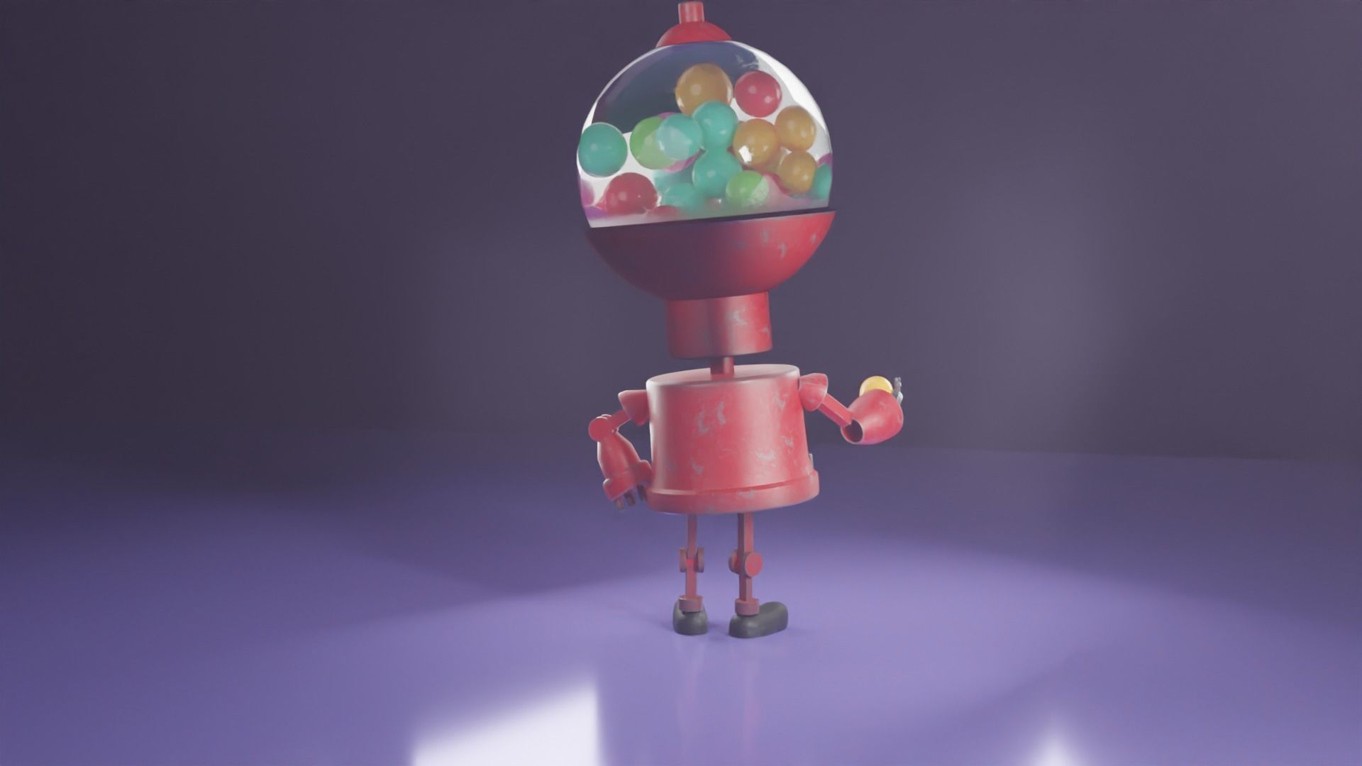 The Curious One - Robot Model 3D model_4