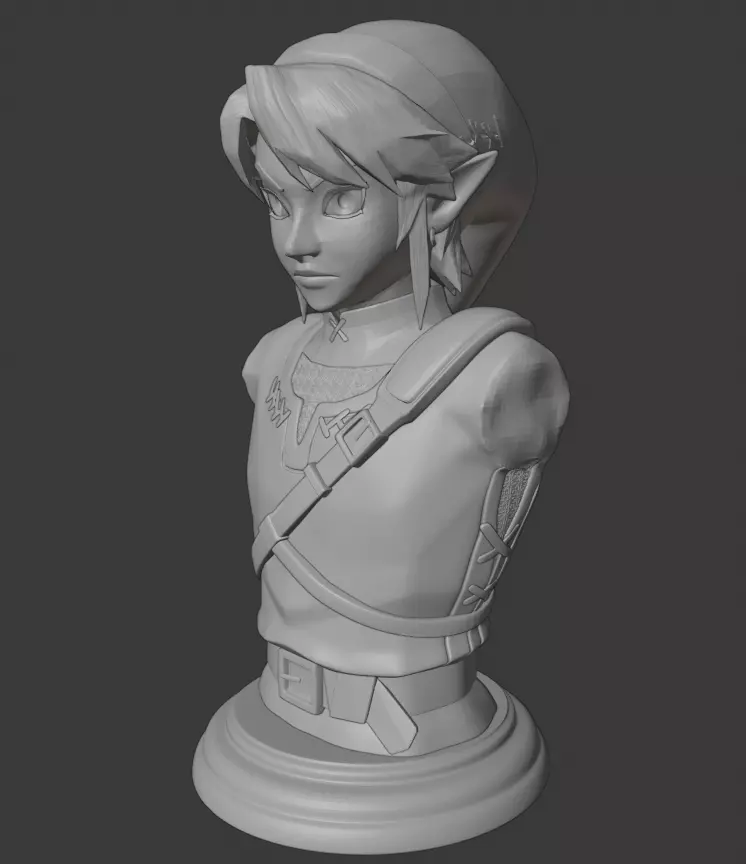 Link bust - The Legend of Zelda - Twilight Princess 3D print model