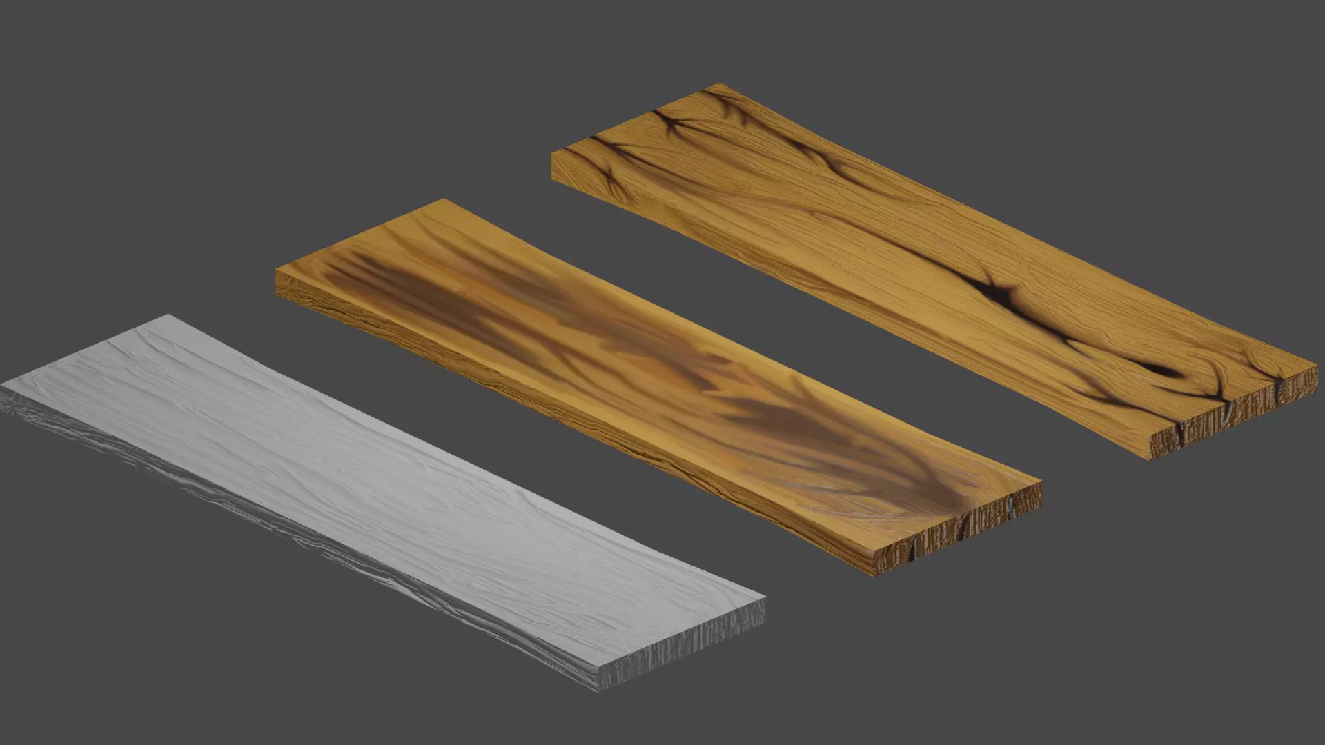 low poly wood plank Texture