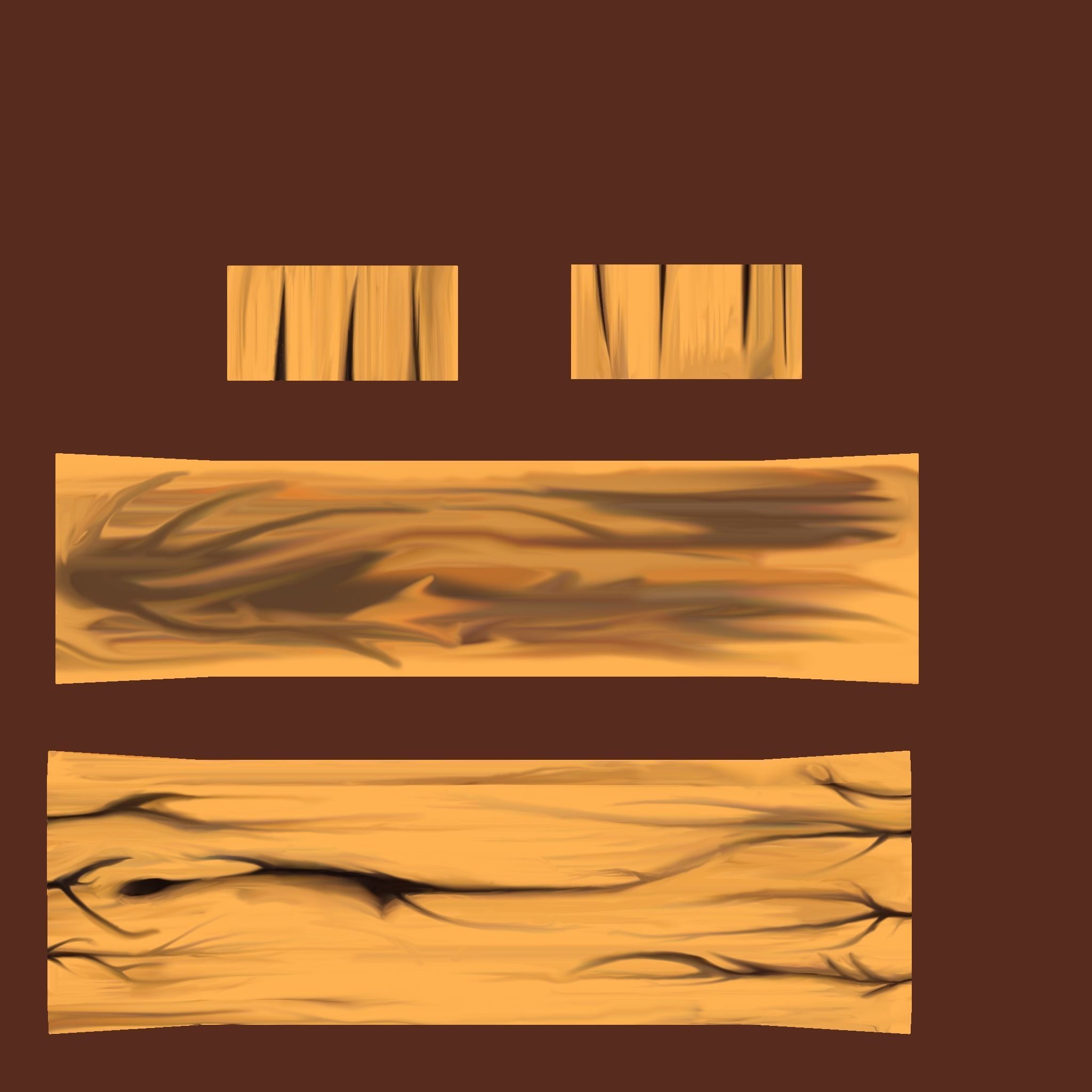 low poly wood plank Texture_2