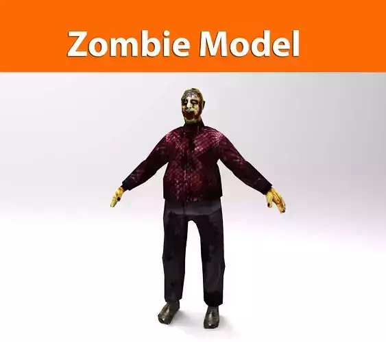 Zombie Male Character 