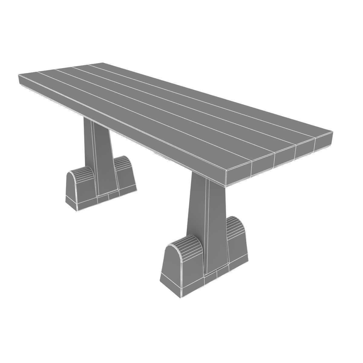 Axel Einar Hjorth wood tables 3D model_6