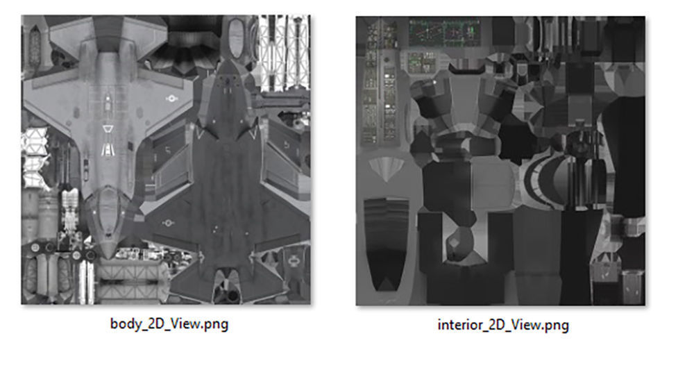 F35 A fighter jet - fighter jet Low-poly 3D model_8