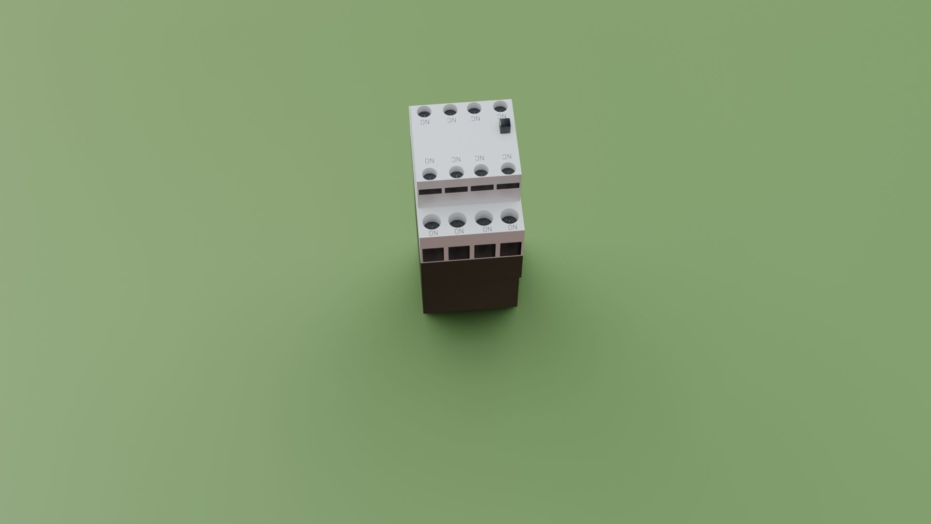Contactor 3D model electrical switch Low-poly 3D model_41