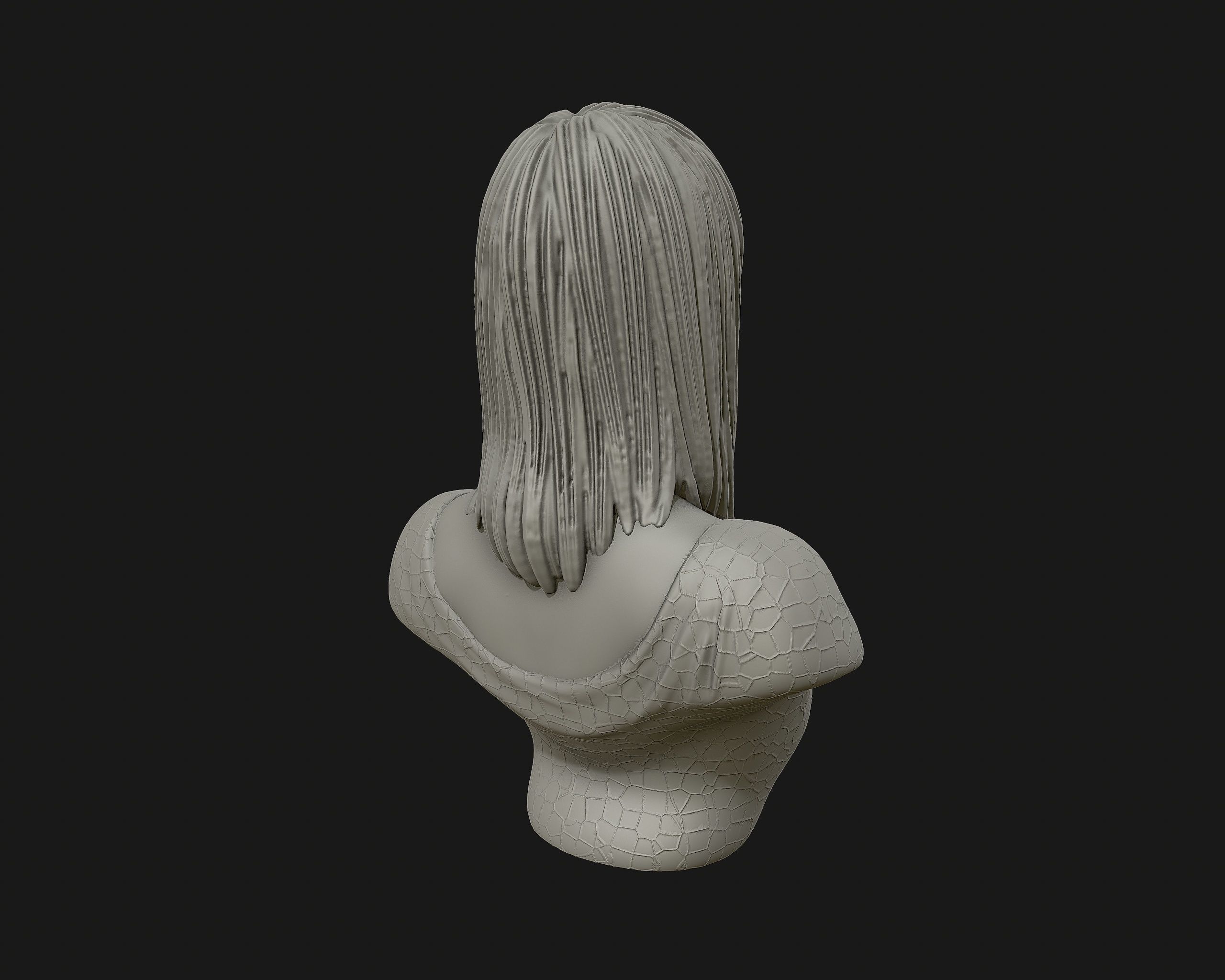 Cher portrait sculpture ready to 3D print 3D print model_13