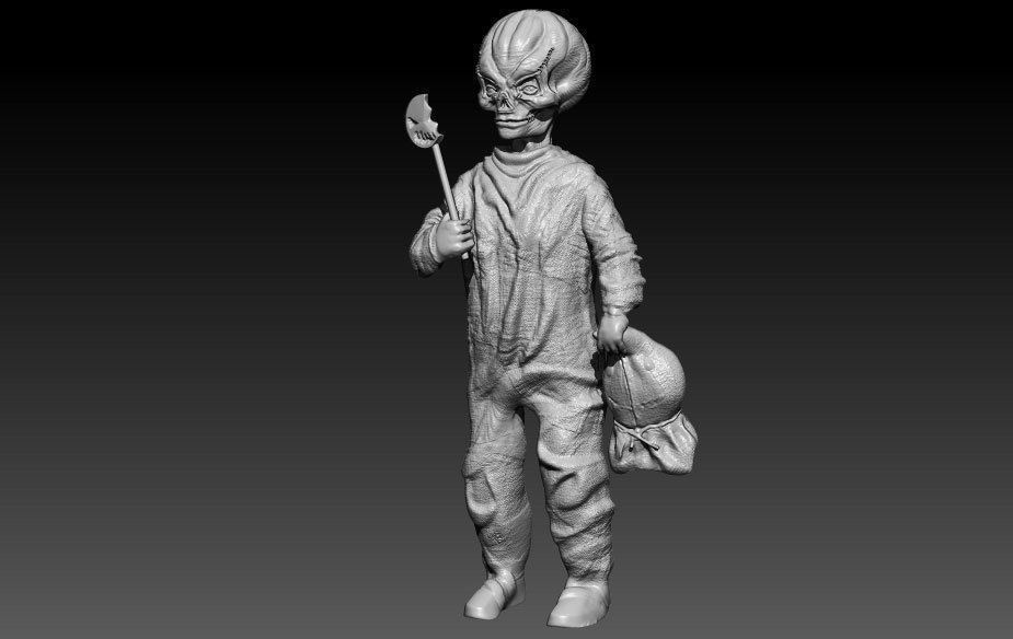 halloween treat sam 3D print model_4