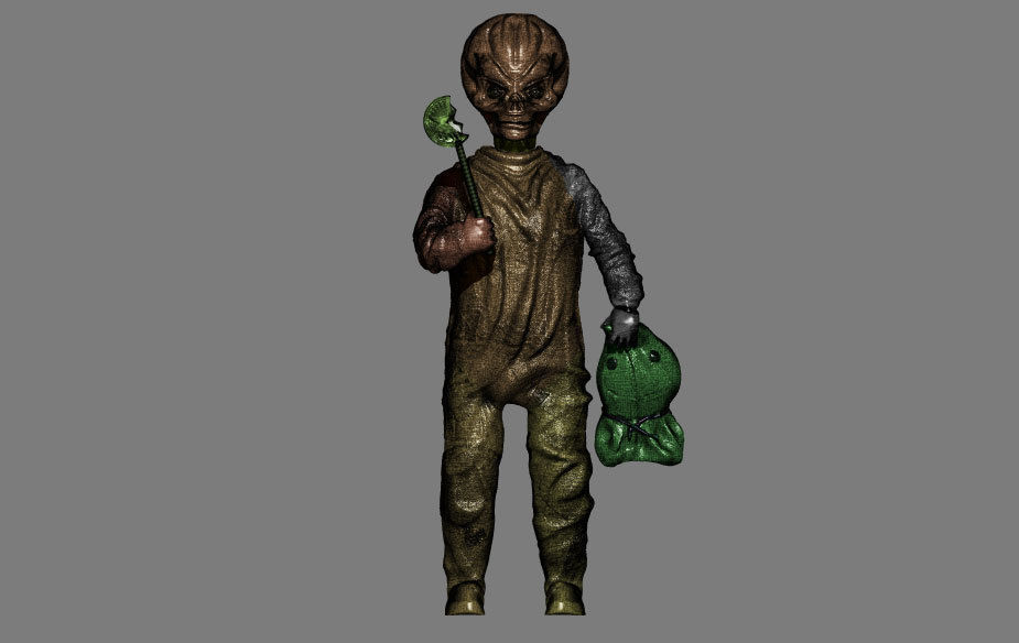halloween treat sam 3D print model_3