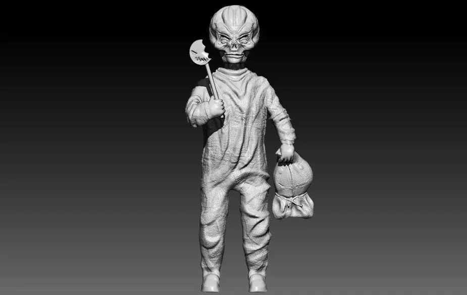 halloween treat sam 3D print model_0