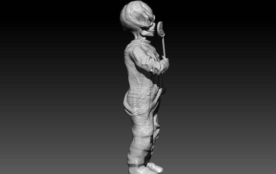 halloween treat sam 3D print model_1